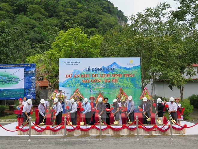 Động thổ xây dựng Khu du lich sinh thái Sài Gòn - Ba Bể