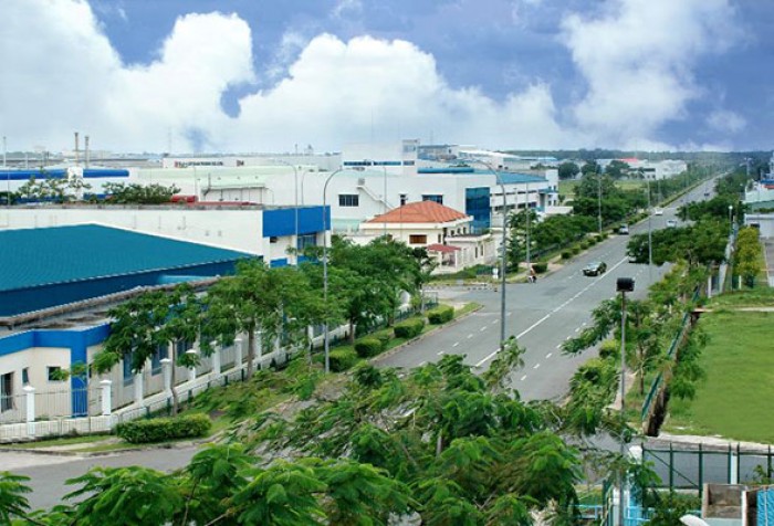 Giá đát thương mại, dịch vụ trong các khu công nghiệp không thấp hớn 72.000 đ/m2