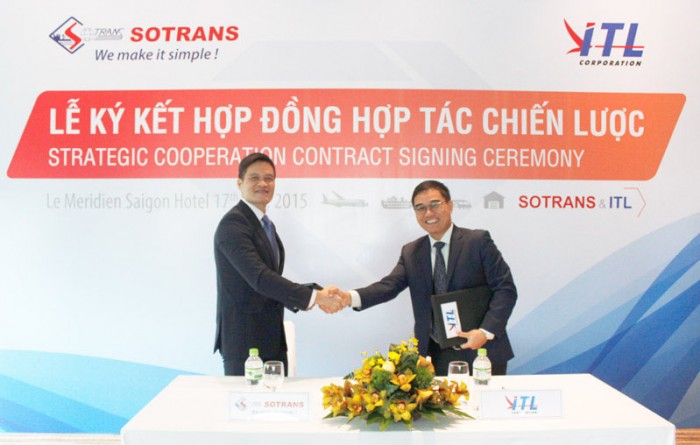 Lễ ký kết hợp đồng hợp tác chiến lược SOTRANS - ITL