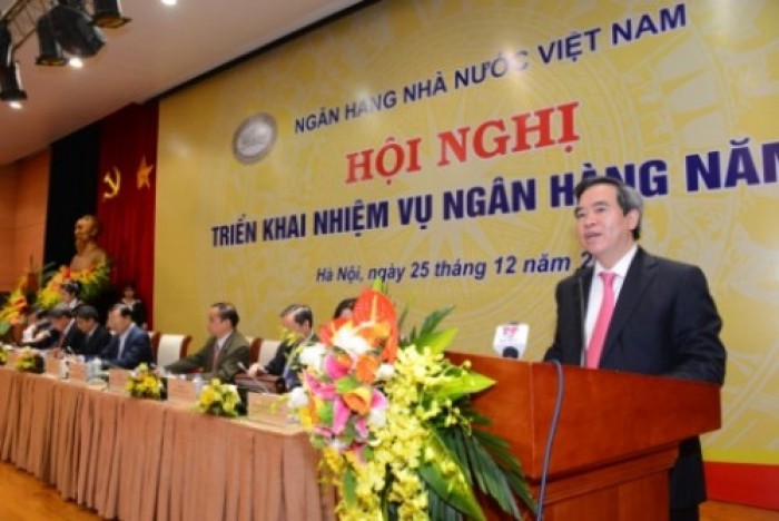 Thống đốc NHNN Việt Nam Nguyễn Văn Bình phát biểu tại Hội nghị