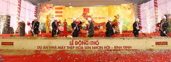 Lễ khởi công nhà máy thép Hoa Sen
