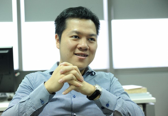 Nguyễn Hoàng Giang nhận chức CEO khi mới 24 tuổi. Ảnh: Việt Hùng.