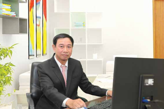 Ông Trần Văn Liêu - Giám đốc Công ty TNHH MTV DV Bảo vệ An Ninh Hoàng Quân