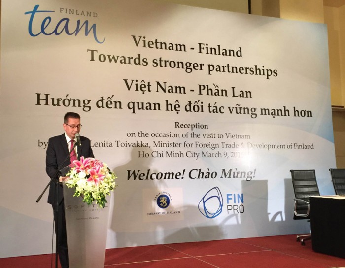 Ông Ilkka Pekka Simila - đại sứ Phần Lan tại Việt Nam chia sẻ mong muốn thắt chặt mối quan hệ hợp tác hữu nghị giữa hai quốc gia trong thời gian tới.
