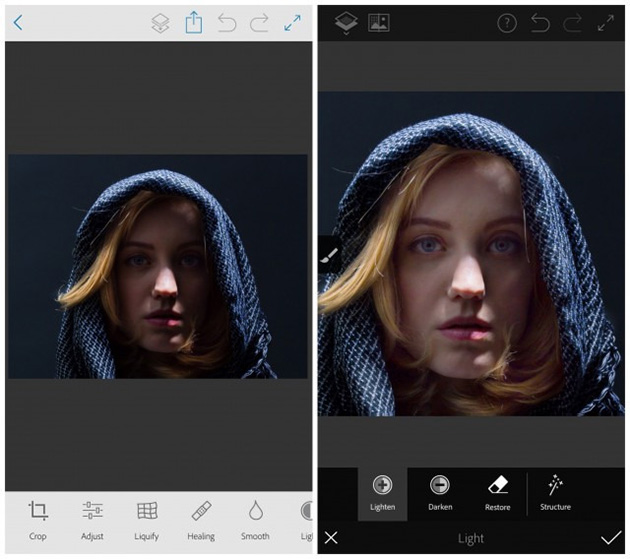 Về cơ bản, Photoshop Fix là ứng dụng chuyên dành cho việc chỉnh sửa ảnh chân dung, hay gần gũi hơn với chúng ta chính là những bức ảnh tự sướng.