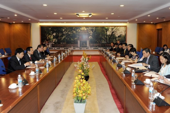 Toàn cảnh buổi làm việc