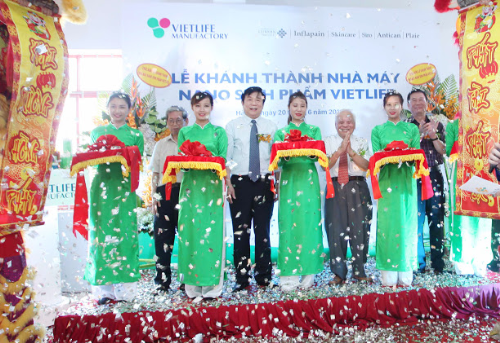 Lễ khánh thành nhà máy Nano Sinh phẩm Vietlife.