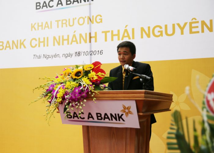 Ông Phan Lê Cường – Giám đốc BAC A BANK chi nhánh Thái Nguyên