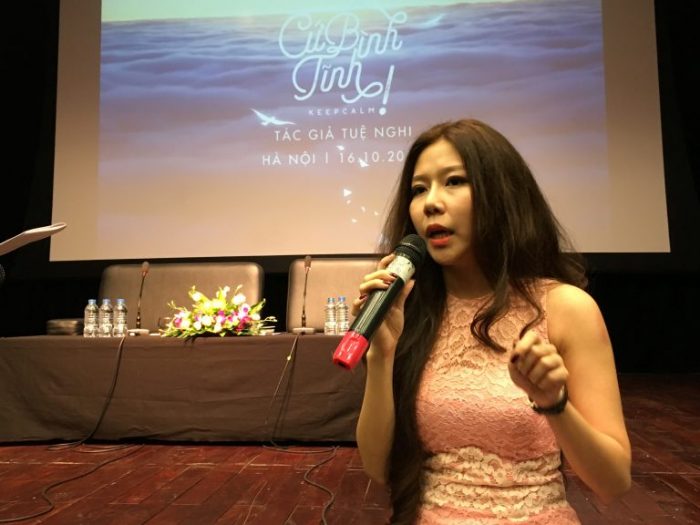 Nữ doanh nhân, nhà văn trẻ Tuệ Nghi