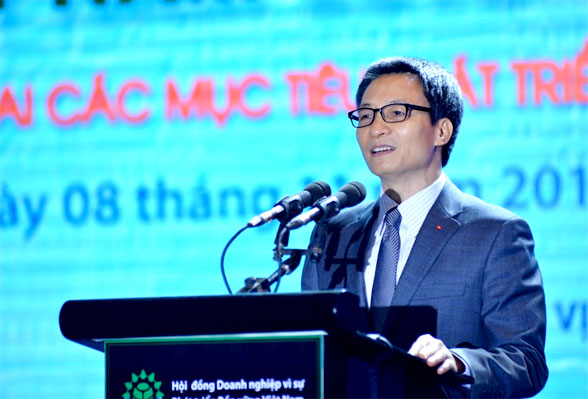 Phó Thủ tướng Chính Phủ Vũ Đức Đam phát biểu tại Diễn đàn