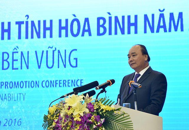 Thủ tướng phát biểu tại Hội nghị.