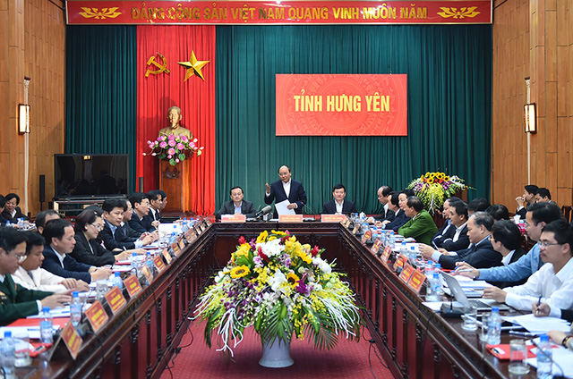 Toàn cảnh buổi làm việc. Ảnh: VGP/Quang Hiếu
