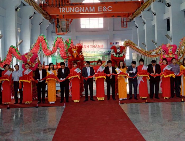 Công trình thủy điện Krông Nô 2 tại Nhà máy thủy điện Krông Nô 2 công suất 30MW với tổng mức đầu tư 1.408 tỷ đồng vừa chính thức đi vào hoạt động